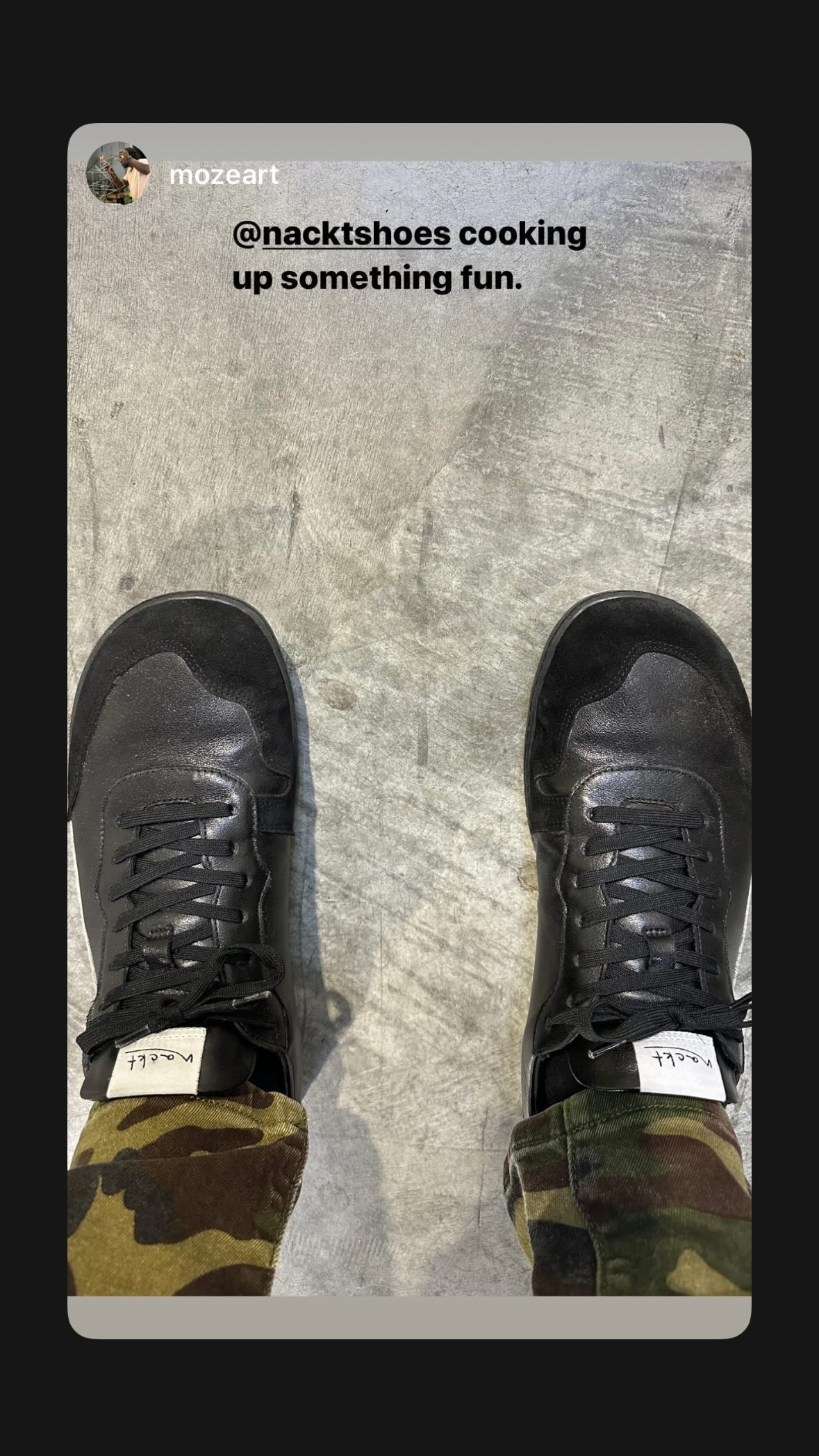 Customer testimonial shared on Instagram
